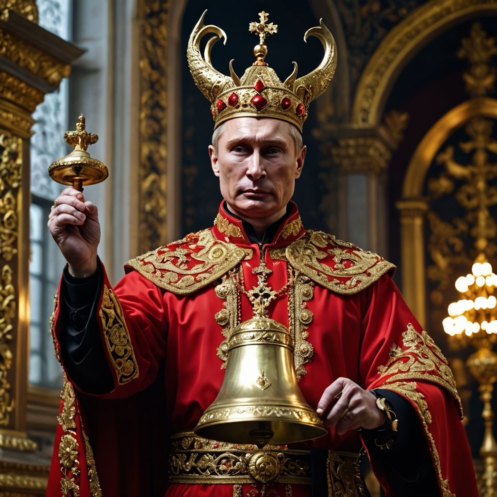 There is a Polish saying: “the devil dressed in priest’s robes and is ringing the (Easter) mass bell with his tail.”