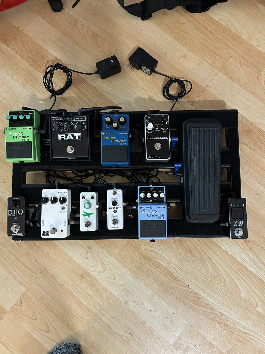 I have all these pedals so I MUST be a good guitar player.