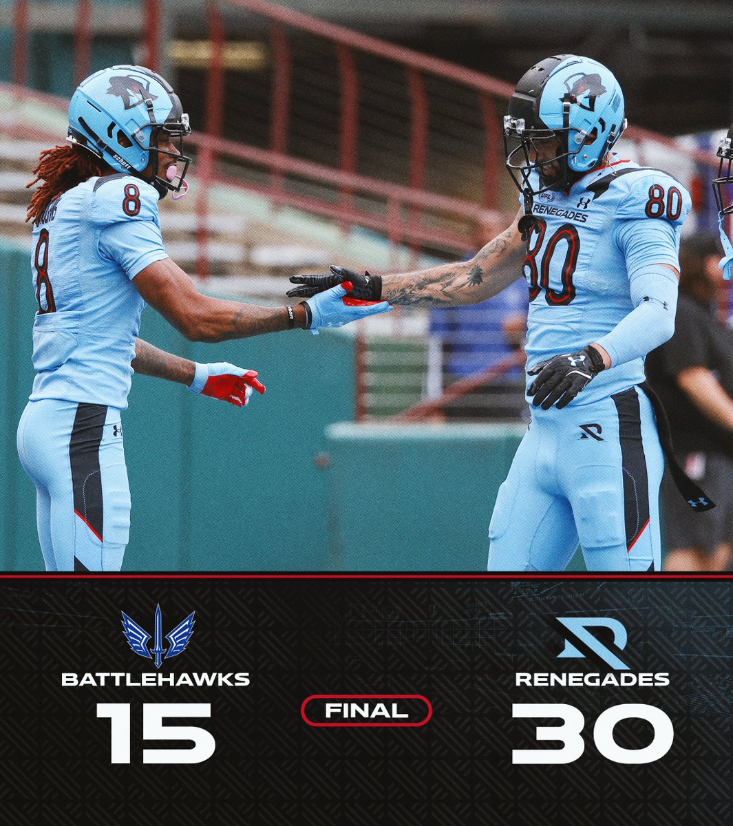 You can’t spell Battlehawks without an L 😏🔥