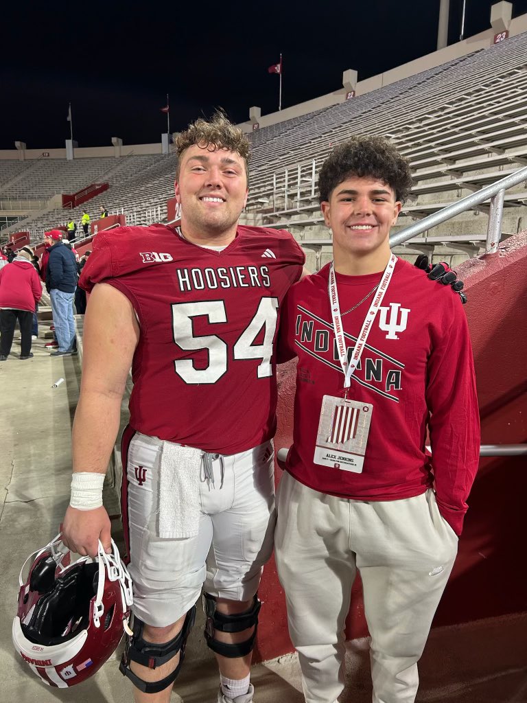 Alex Jenkins (@alexjenkinsfb) on Twitter photo Great to be back for the Spring Game <a href="/IndianaFootball/">Indiana Football</a>. Loved catching up with <a href="/Coach_RMAC/">Ryan McInerney</a> and <a href="/Jaxon_Miller_54/">Jaxon Miller</a>. Enjoyed seeing HSE grad <a href="/jackagreer/">Jack Greer</a>. Looking forward to being back soon. <a href="/HageeKicking/">Hagee Kicking</a> <a href="/HSEFootball/">HSE Royal Football</a> <a href="/mhagee_22/">Morgan Hagee</a> <a href="/IndyWeOutHere/">IndyWeOutHere โผ๏ธ</a> <a href="/Indyrecruit_/">IndyRecruit</a> <a href="/IndianaPreps/">Indiana Preps</a> <a href="/PrepRedzoneIN/">Prep Redzone Indiana</a> Great to be back for the Spring Game <a href="/IndianaFootball/">Indiana Football</a>. Loved catching up with <a href="/Coach_RMAC/">Ryan McInerney</a> and <a href="/Jaxon_Miller_54/">Jaxon Miller</a>. Enjoyed seeing HSE grad <a href="/jackagreer/">Jack Greer</a>. Looking forward to being back soon. <a href="/HageeKicking/">Hagee Kicking</a> <a href="/HSEFootball/">HSE Royal Football</a> <a href="/mhagee_22/">Morgan Hagee</a> <a href="/IndyWeOutHere/">IndyWeOutHere โผ๏ธ</a> <a href="/Indyrecruit_/">IndyRecruit</a> <a href="/IndianaPreps/">Indiana Preps</a> <a href="/PrepRedzoneIN/">Prep Redzone Indiana</a>