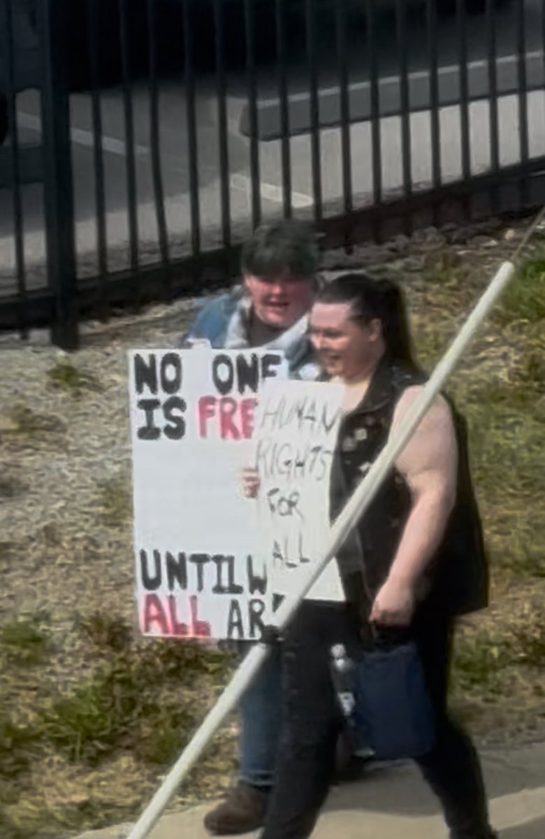 Healthiest looking Lexington protestors. 

What the fuck are they even protesting for