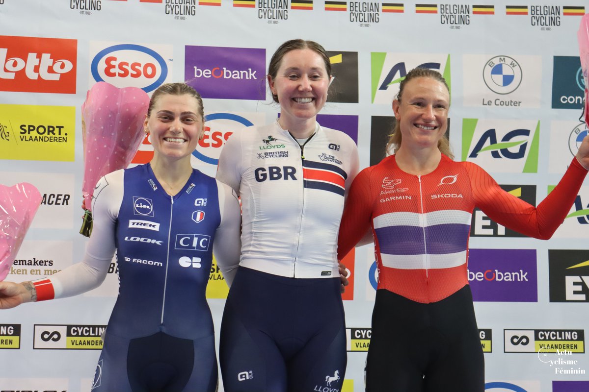 🥇🇬🇧 Katie Archibald
🥈🇫🇷 <a href="/ClaraCopponi/">Cla.✌</a> 
🥉🇳🇴 Anita Yvonne Stenberg