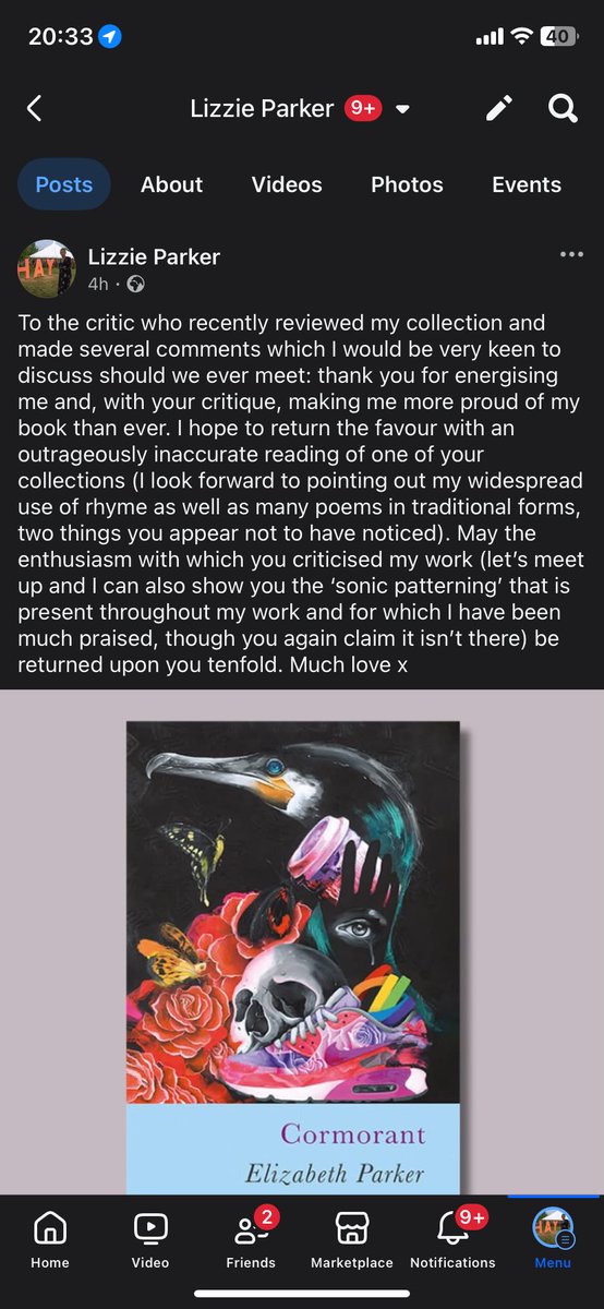 Thank you to all who have sent supportive comments x