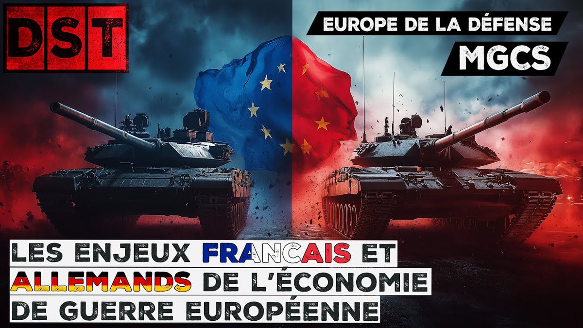🇫🇷 CHAR 🇩🇪 : Les ALLEMANDS vont-ils (encore) nous ROULER dessus ?
Nouveau podcast DST du CR451, centre de recherche de l'École de guerre économique

Projet #MGCS (Main Ground Combat System),  les enjeux de coopération entre la France et l’Allemagne

youtu.be/lSUGWcsrSFo?si…