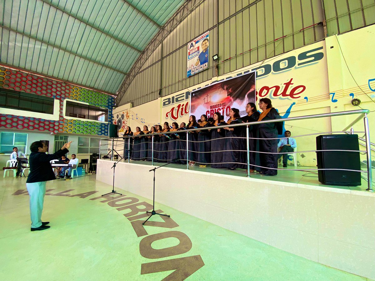 📍Villa Horizonte - La Victoria

Como invitado especial en este sábado de adoración, participa el Coro “Gloria y Honor”, que hermoso 🫶🏼poder honrar a Dios a través de nuestro dones y talentos. 🥹🙏

#SemanaSanta #MPN #MarcasdeCristo