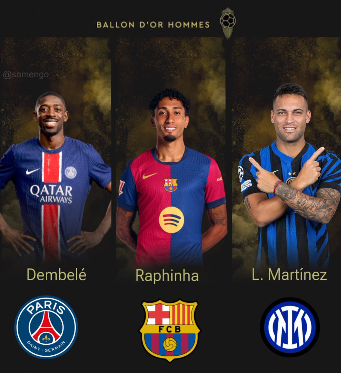 Imagina o cara que acordou de um coma de 2 anos se deparando com esse top 3 da bola de ouro