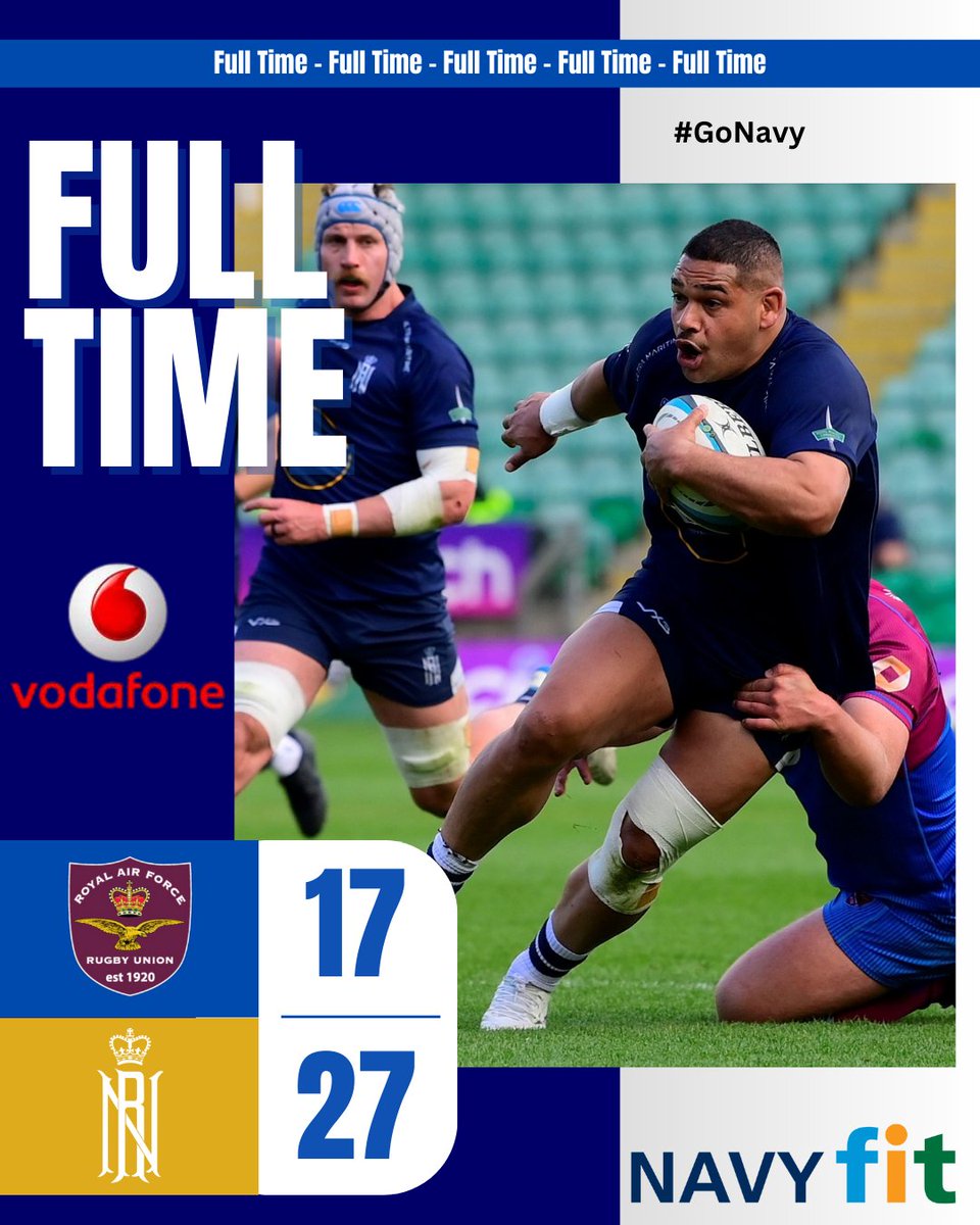 Royal Navy Rugby (@rnrugby) on Twitter photo #NavyRugby Snr M with an assured performance against @rafrugbyunion at @franklinsgardens.
Jake Hanley kept the scoreboard ticking over from the tee with Will Riglesford scoring a well worked try.
#GoNavy #NavyFit #Northampton
📷 <a href="/ppauk/">PPA Sports Content</a> #NavyRugby Snr M with an assured performance against @rafrugbyunion at @franklinsgardens.
Jake Hanley kept the scoreboard ticking over from the tee with Will Riglesford scoring a well worked try.
#GoNavy #NavyFit #Northampton
📷 <a href="/ppauk/">PPA Sports Content</a>