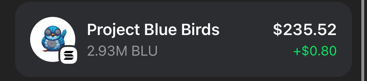 CryptoMarv214's tweet photo. @projbluebirds just hit a run https://t.co/ax1naiJI6v