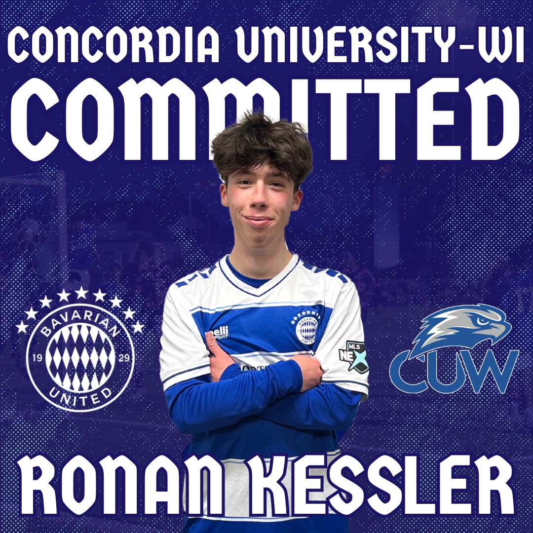 Bavarian United Soccer Club (@bavariansoccer) on Twitter photo ๐น๐พ๐ค๐ก๐ก๐๐๐ ๐พ๐ค๐ข๐ข๐๐ฉ๐ข๐๐ฃ๐ฉ๐น
Congratulations to Ronan Kessler (U19 MLS Next) on his commitment to Concordia University - Wisconsin! Well done Ronan, weโre all so happy for you and your family!
#TheTraditionContinues #BavsDNA #collegesoccer #WIsoccer ๐น๐พ๐ค๐ก๐ก๐๐๐ ๐พ๐ค๐ข๐ข๐๐ฉ๐ข๐๐ฃ๐ฉ๐น
Congratulations to Ronan Kessler (U19 MLS Next) on his commitment to Concordia University - Wisconsin! Well done Ronan, weโre all so happy for you and your family!
#TheTraditionContinues #BavsDNA #collegesoccer #WIsoccer