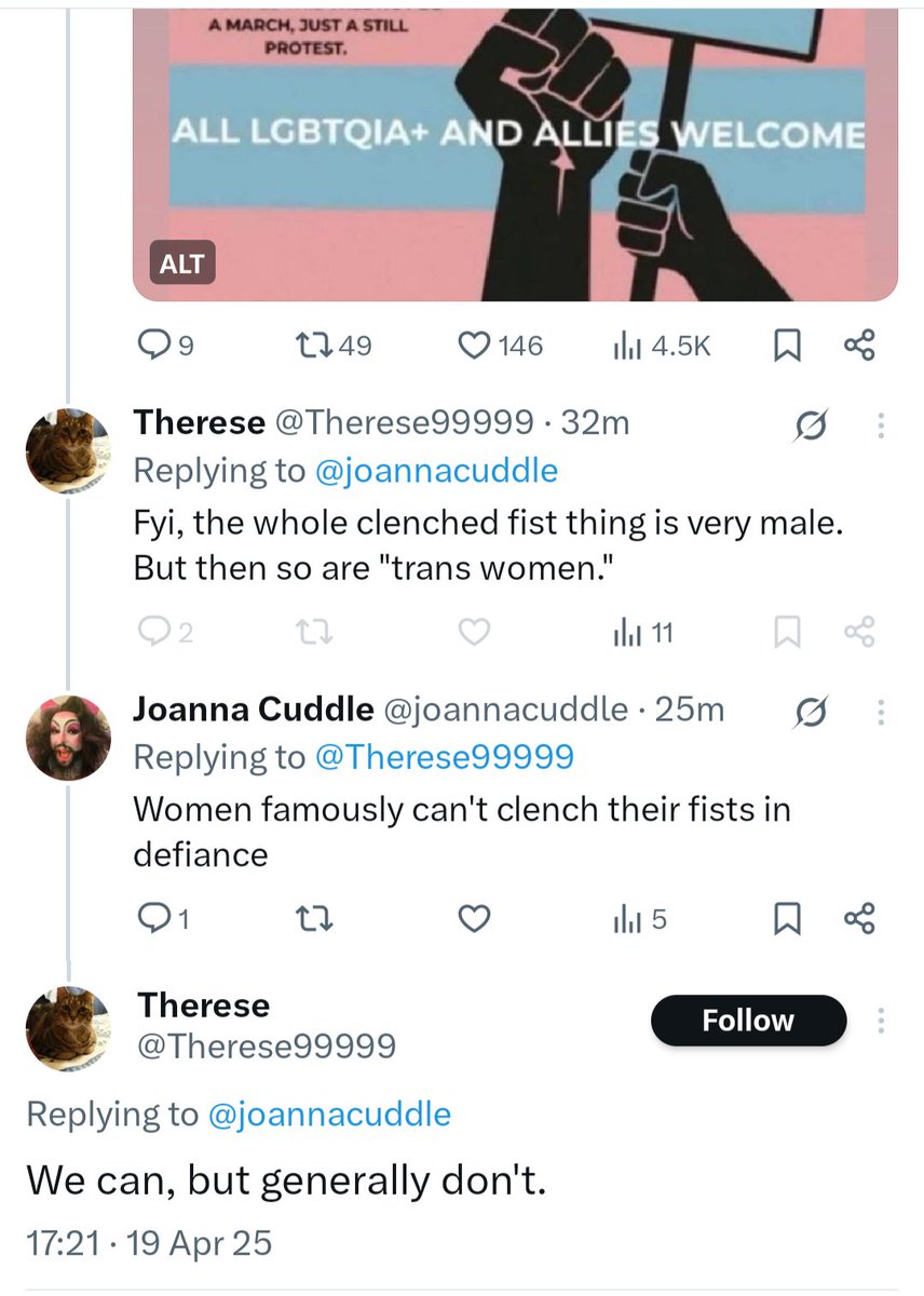 Ignoring the boring transphobia, transphobes do love to self own