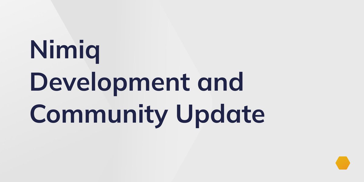 This week at Nimiq: 

We wrapped filming for <a href="/Cryptocity_Net/">Cryptocity Network</a>  in #Mannheim, the CryptoCity Exchange is almost ready (co-sponsored by a community member!), a new version of Nimiq Pay is now live on the Apple Store, and Roberto is preparing to speak at ethcanal.xyz.