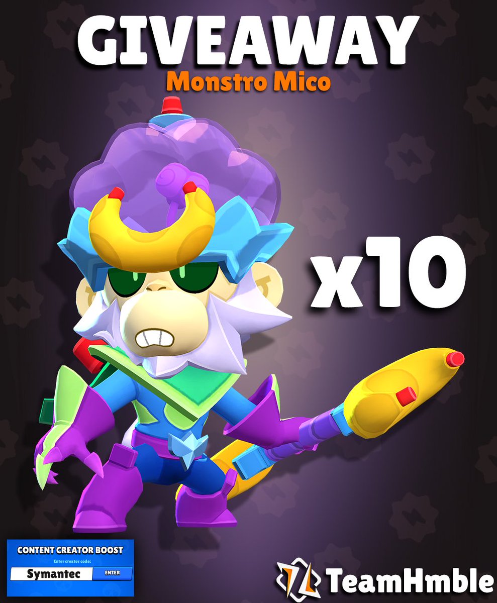 x10 MONSTRO MICO GIVEAWAY 🔥
(Skin + Pin + Icon)

To enter:

✔︎ Like ❤️ + RT 🔄
✔︎ Follow:
<a href="/SymantecBS/">HMB Symantec</a>
<a href="/lukiiibs/">HMB Lukii</a>
<a href="/BosS__BS/">HMB BosS</a>
<a href="/TeamHmble/">Hmble</a> 

Write down below your favourite Esports team of 2025 so far!
 
Winners drawn on 7th of June, good luck! 🧡 #MonstroMicoGiveaway #BrawlTalk
