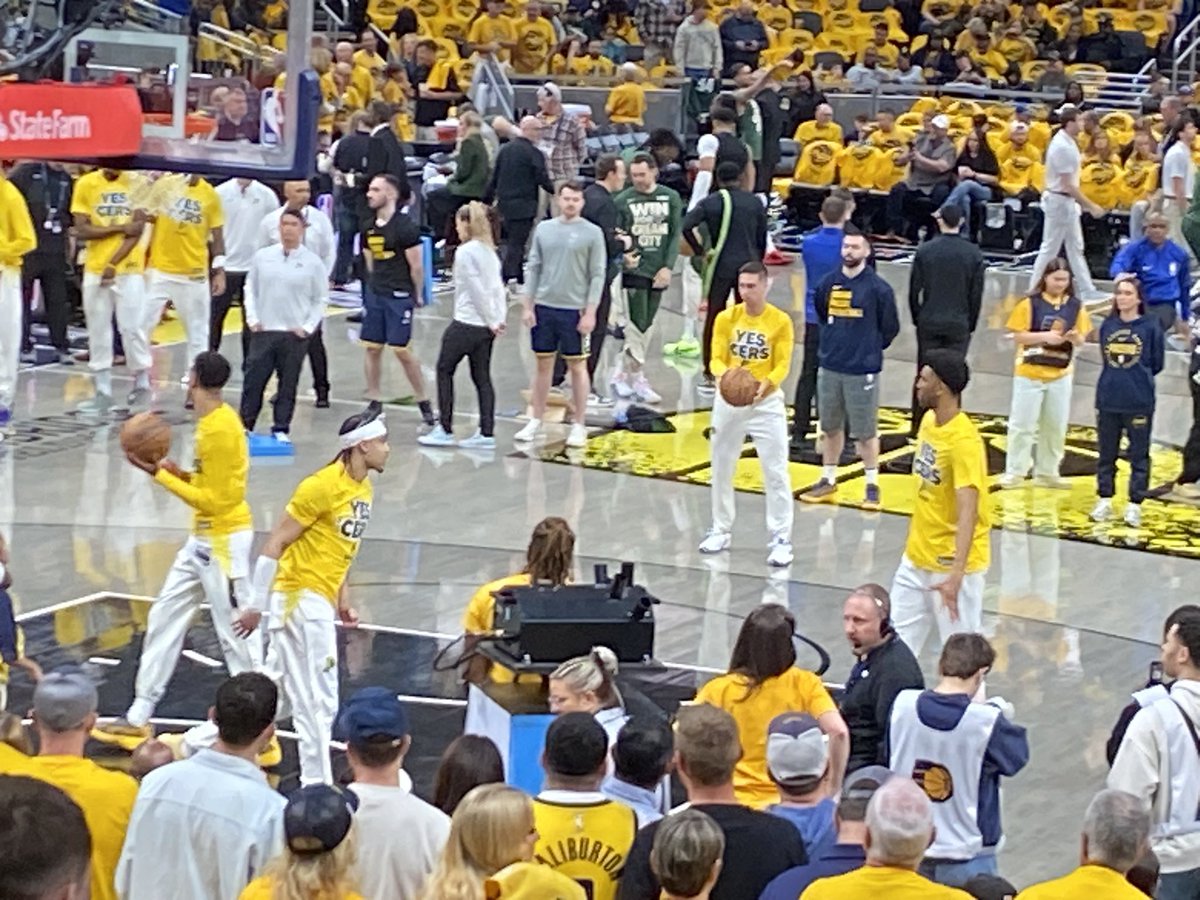 No jackin around, fellas. #pacers