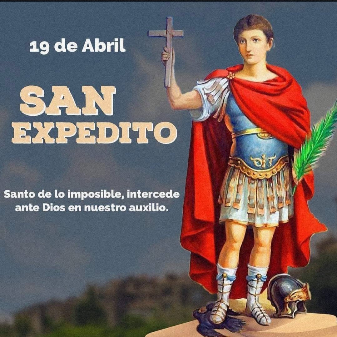 #19DeAbril
#SanExpedito 
Gracias, gracias querido Santo en mi presente! 🙏🏻
Amén. Amén . Amen