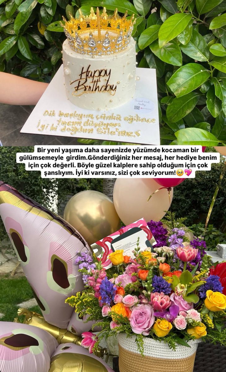 #SılaTürkoğlu, doğum gününü kutlayan sevenlerine teşekkür paylaşımında bulundu.