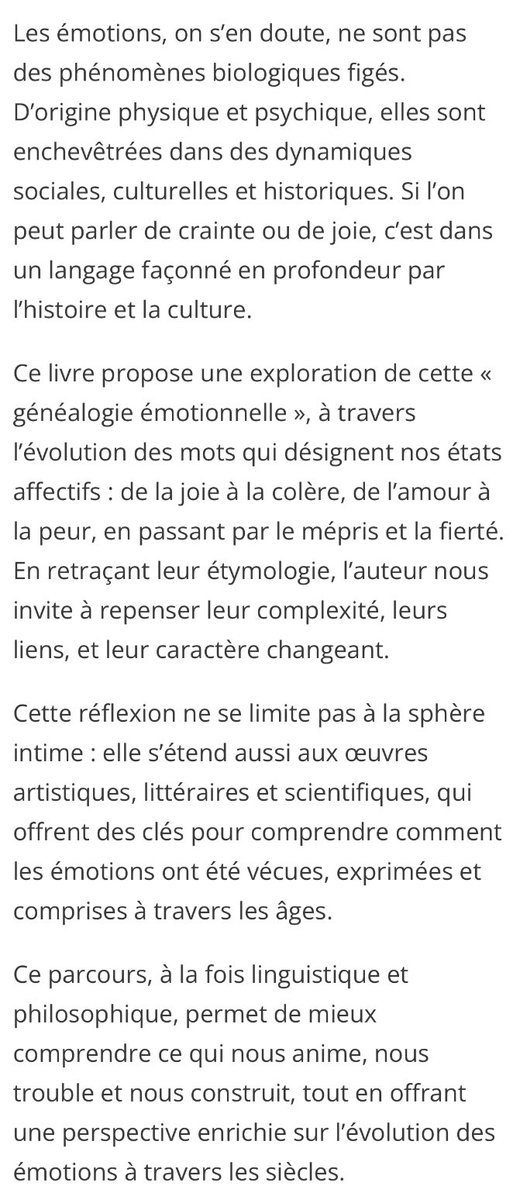 À paraître chez <a href="/ArkheEditions/">Arkhê</a>

« Émotions. Histoire culturelle et étymologique de nos sentiments » par Michel Briand :
arkhe-editions.com/livre/emotions/