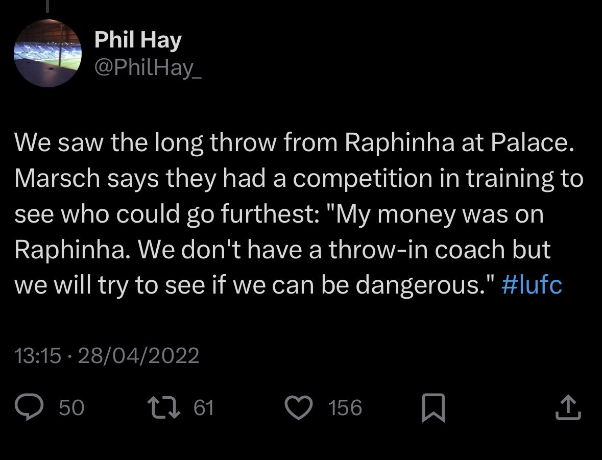 LUFC Worldwide ⚪️ tweet media