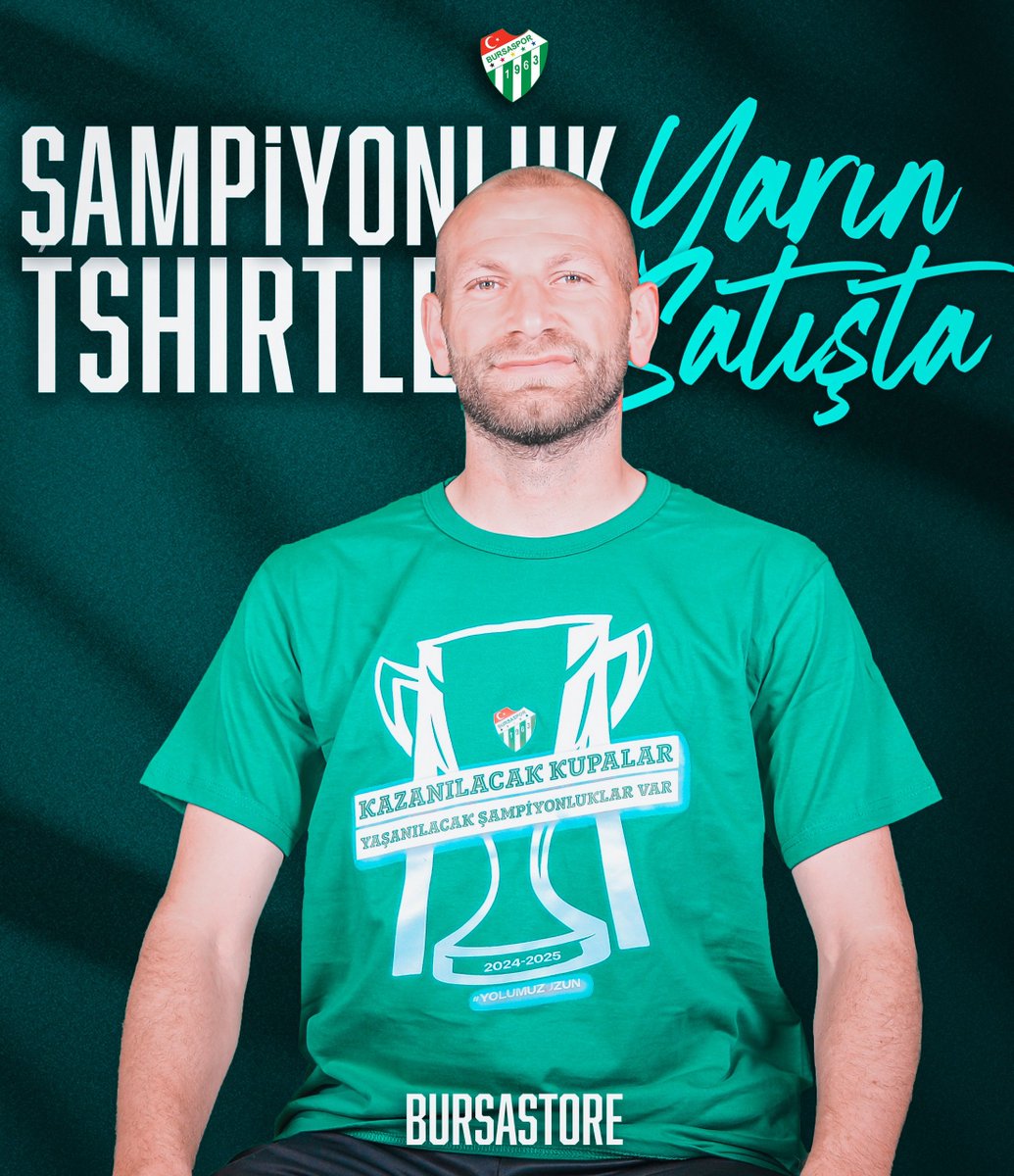 🏆Şampiyonluk Tshirtleri Yarından İtibaren 450 TL ile Bursastore’larda Satışta! 🐊