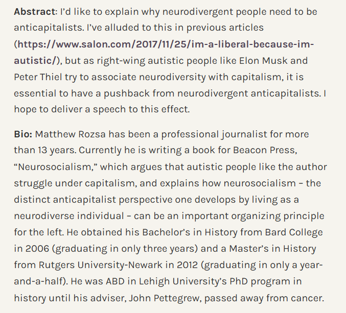 MarxDisability's tweet photo. Tue 6th May 2025, 6:30pm BST - panel event with two presentations
'Neurosocialism: Why being neurodivergent necessitates socialist solutions' - Matthew Rosza
https://t.co/IfQYSSEDig
#DisabilityTwitter #Marxism #MarxismDisability https://t.co/uSqZKKXeID
