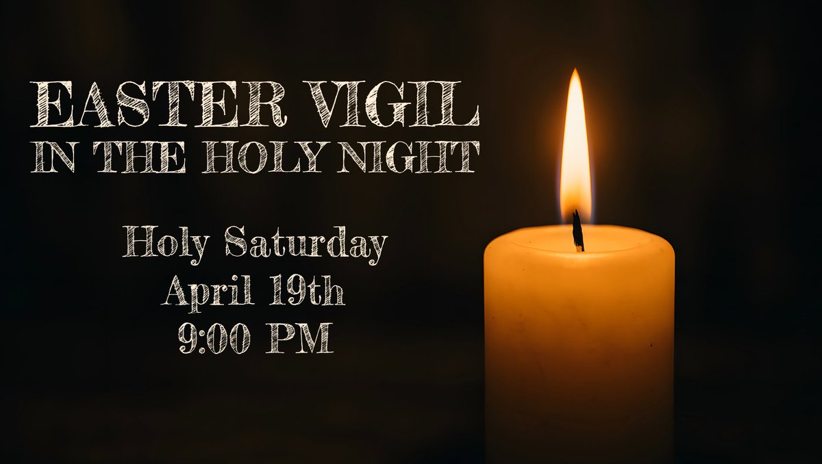 CatholicatUTD's tweet photo. The Sacred Paschal Triduum culminates with the Easter Vigil in the Holy Night. At this most sacred celebration, we carry the light of Christ into our church and into our lives. We witness with joy as new members join our Catholic faith! https://t.co/8AIWpCNqrc