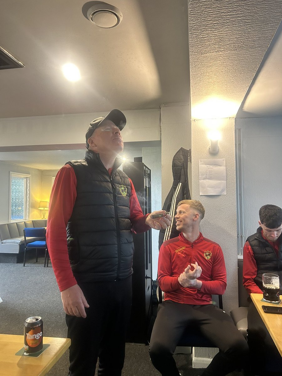 We carry on applying pressure and finally get the winner from a  <a href="/Ross9Walker/">Ross Walker</a> who stroked it home to seal the league title.
<a href="/Ross9Walker/">Ross Walker</a> says it was like the aguero moment. 👀👀. 

#dadsarmy 

<a href="/NLCumbria/">Non League Cumbria</a>
