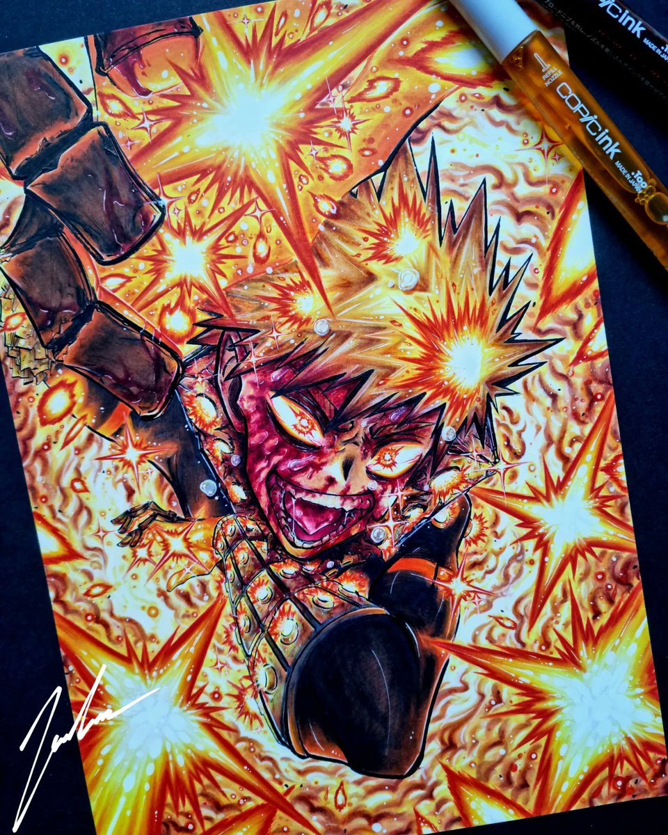 Zerku_Ink's tweet photo. Bakugoat-fanart https://t.co/A5UYiUBNof