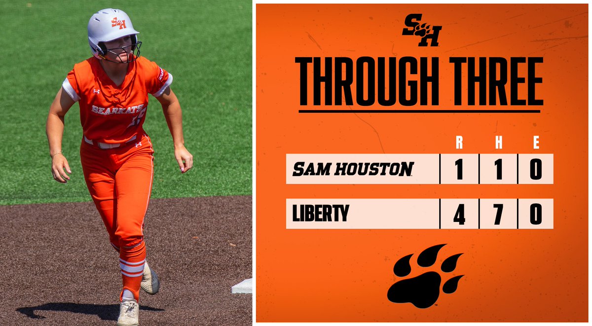 Bearkats trail after 3️⃣

#EatEmUpKats  | linktr.ee/SamHoustonSB