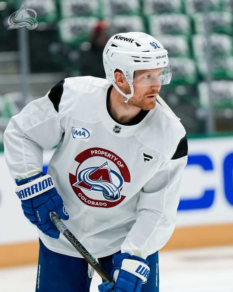 Avalanche's tweet photo. Morning reps in Dallas. 

#GoAvsGo | #BuiltDifferent https://t.co/B0pILxLKyw