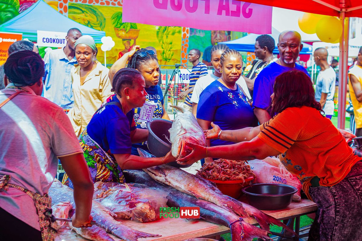 Abi_Olusanya's tweet photo. ...the @Freshfoodhub today for the Seafood Special, with discounts on food items given by @lagosagric1 .

Happy Easter Celebrations!!! https://t.co/s3m1sz0J7C