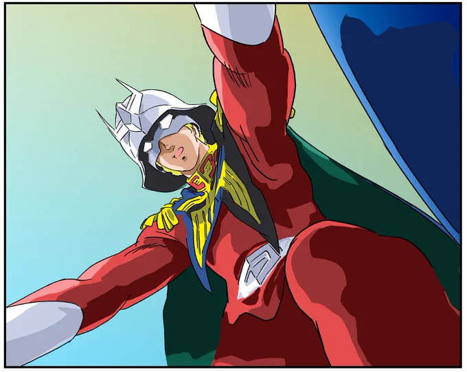 そういえば…『GQuuuuuuX』の第2話「アルテイシアか…」の場面もなかったなあ…#GQuuuuuuX #シャア #ジークアクス 