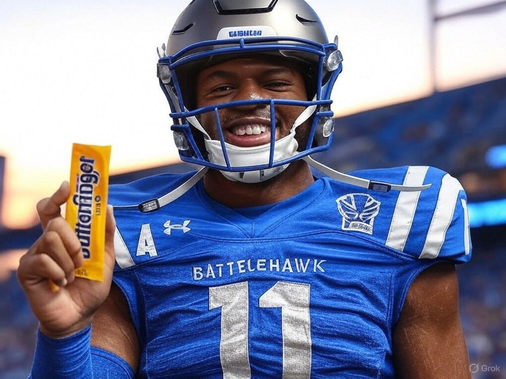 PatFromThe314's tweet photo. SOURCES:

St. Louis Battlehawks have agreed to a sponsorship deal with Butterfinger, citing their shared commitment to giving away the ball to the other team. https://t.co/MflHJPOaaH