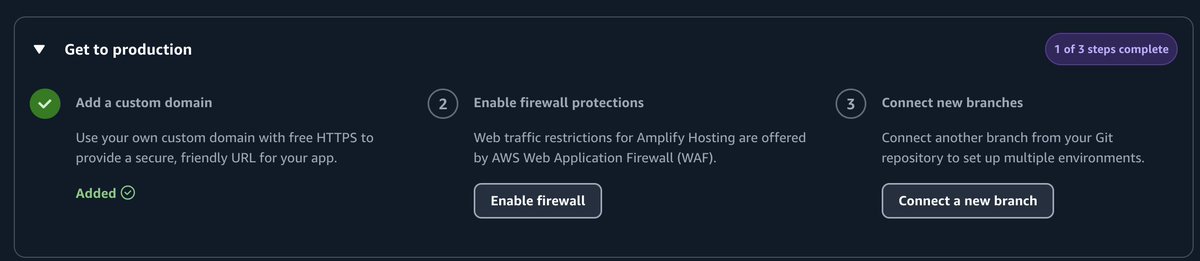 wow, you can now enable AWS WAF in AWS Amplify Host to stop malicious traffic to your website
#aws