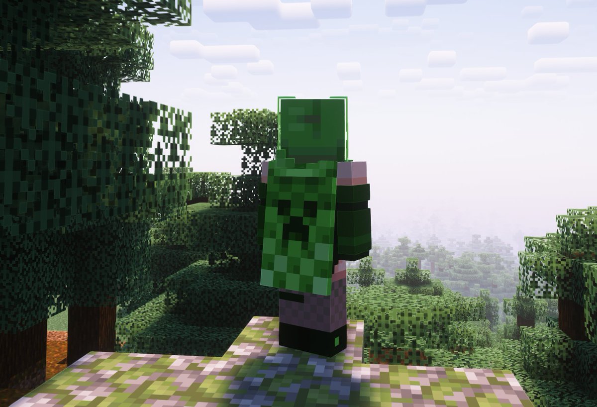 CampestralCamp's tweet photo. i really do love this cape, thinking about the quick matching skins i made 🟩🟩🟩
#minecraft #minecraftskin #minecraftcape https://t.co/FVsrKQe5eM