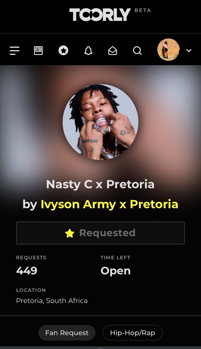 applebee_sa_'s tweet photo. 449 #ivysontour2025 requests for Pretoria! We’re getting there! 🥹🔥 500 is the target! ✨

Please continue to click the link, request &amp; sign up to bring the #ivysontour2025 to PTA! Let’s go! 🔥

https://t.co/VGoy0pvVJa

#ivysonshitmyreligion #ivysontour2025 #ivysonarmy
👁️❤️📍 https://t.co/UjI6rfVubI