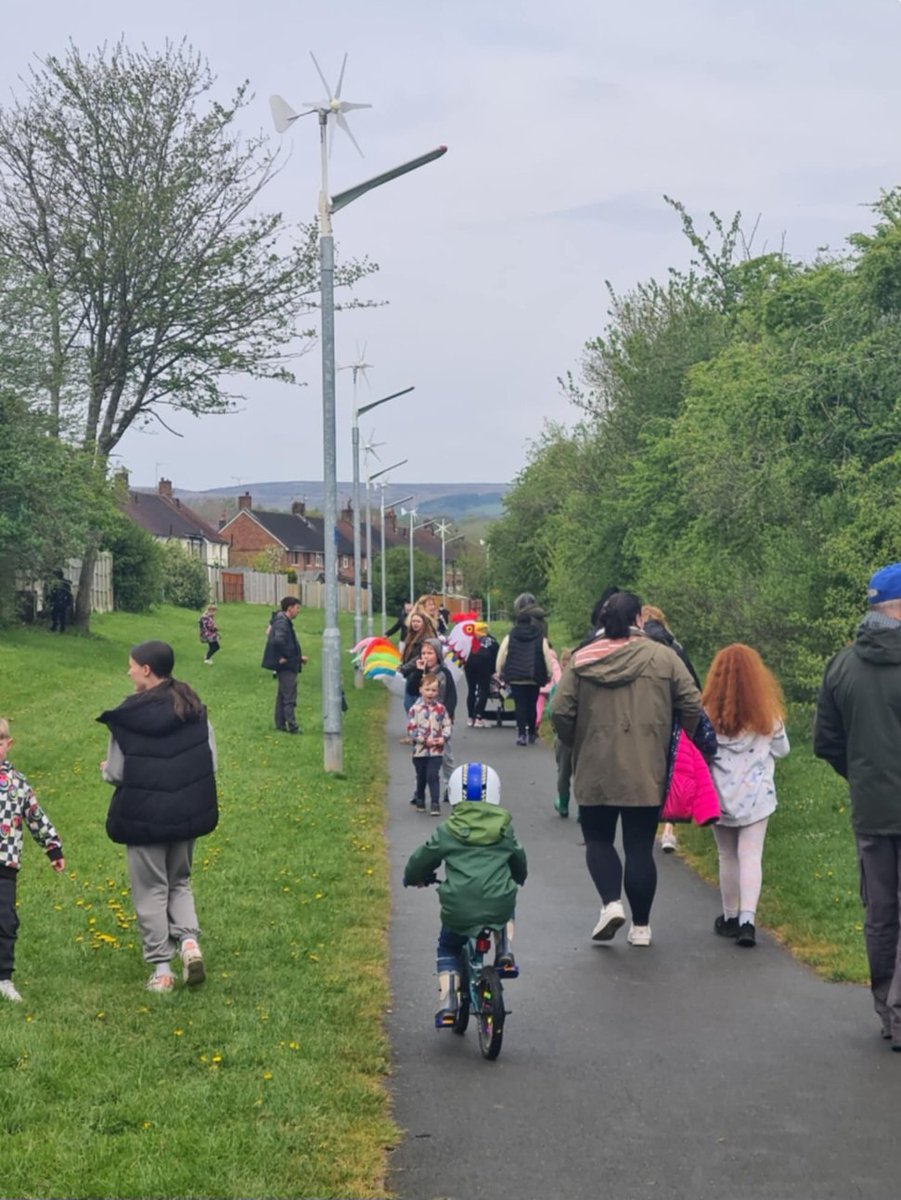 JohnCPhillips3's tweet photo. Thankfully, the rain stayed away and we were able to progress with  our Penycae Community Council Easter Egg Hunt. I would like to take this opportunity to thank everyone who helped and participated in the  event. It was a brilliant couple of hours &amp; and a good time had by all. https://t.co/K2vDATvsuJ