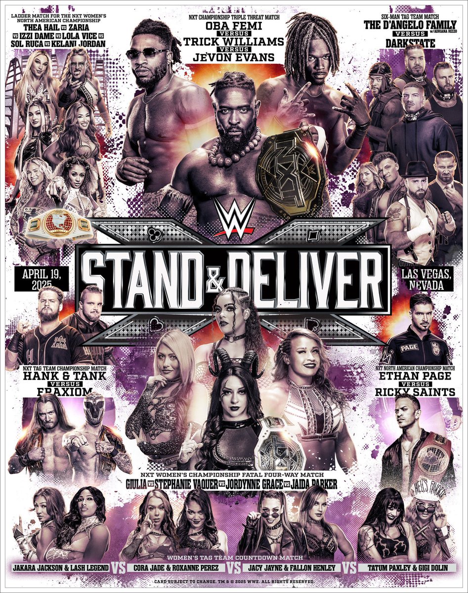 #WWENXT #StandAndDeliver Card