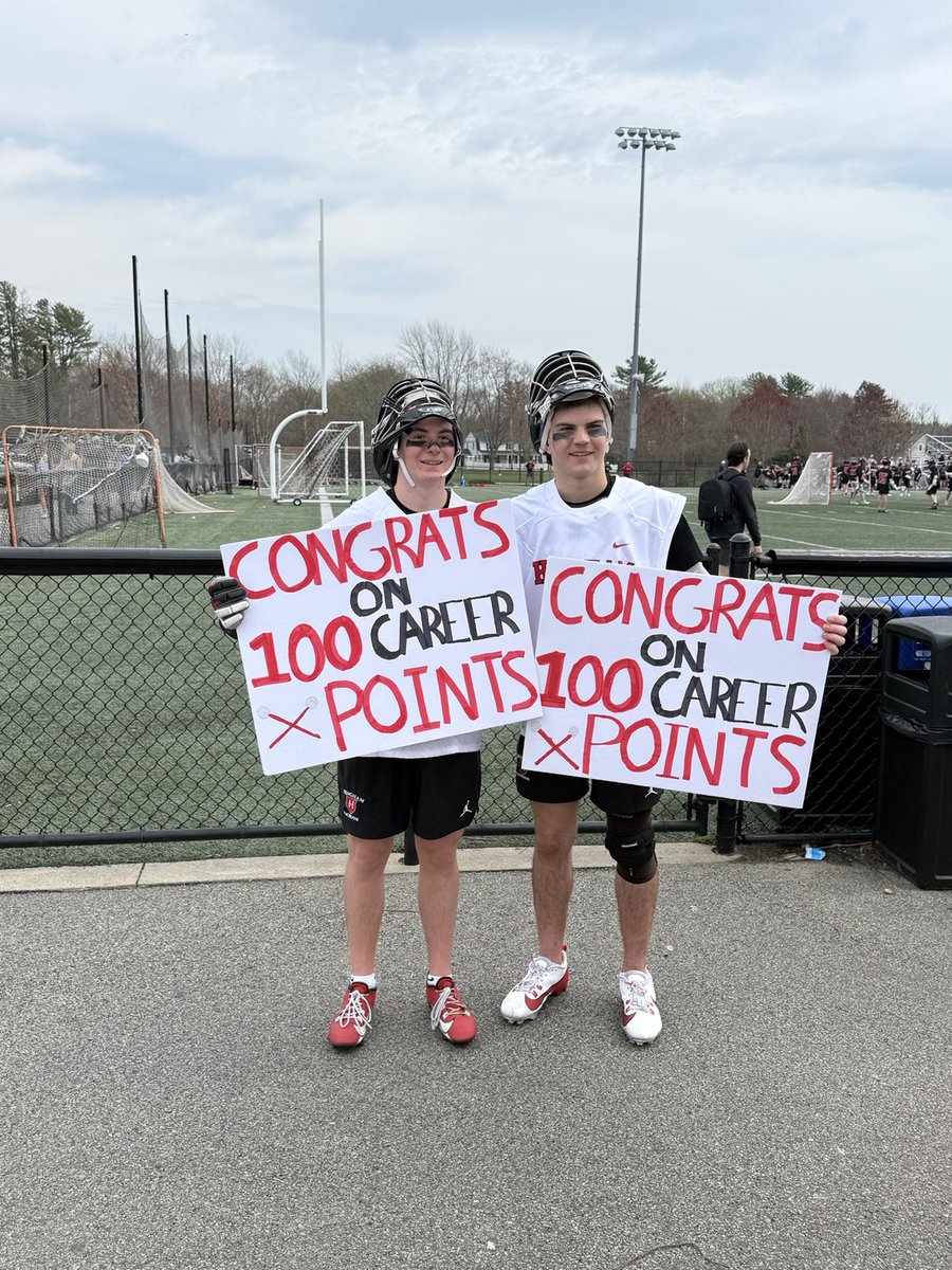 harbormenlax's tweet photo. Congrats to Senior Captain Patrick Browne and Junior Cam McKenna on reaching (and passing!) 100 career points today. https://t.co/yvadTaFpRl