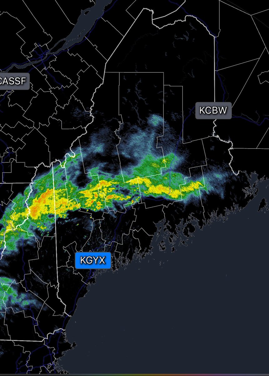 WinsWeatherNE (@wins_ne) on Twitter photo Find the Front, #Maine Edition! Textbook Warm Front splitting the state almost perfectly in half. While the rest of New England is living the vibe… North of US-2 is socked in with downpours! Glad to be *barely* on the warm side of this one!
#spring #mewx <a href="/KeithCarson/">Keith Carson</a> Find the Front, #Maine Edition! Textbook Warm Front splitting the state almost perfectly in half. While the rest of New England is living the vibe… North of US-2 is socked in with downpours! Glad to be *barely* on the warm side of this one!
#spring #mewx <a href="/KeithCarson/">Keith Carson</a>