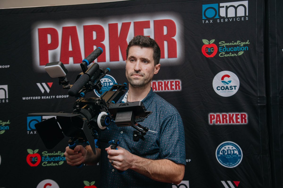 PalmerVisuals's tweet photo. On the job at the Waterfront Hotel in Stockton, CA for the “Parker” (by David Doyle) book signing &amp; launch! 🚀 https://t.co/C0XsmKpiIt