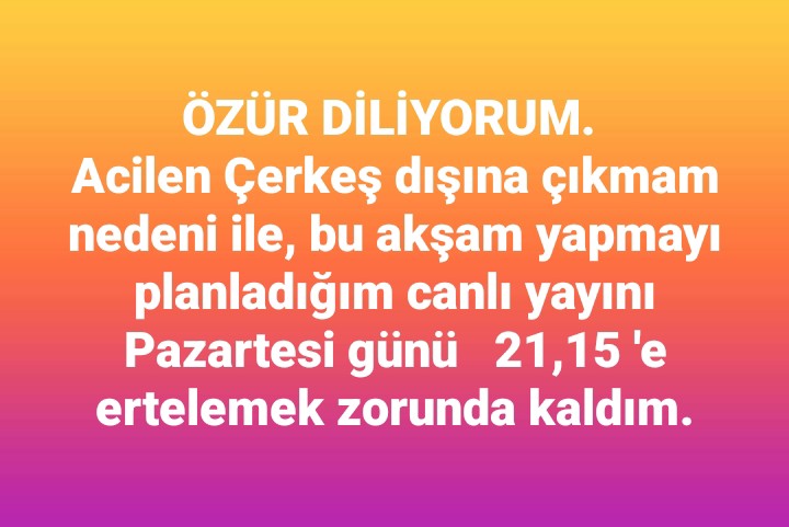 ÖZÜR Diliyorum