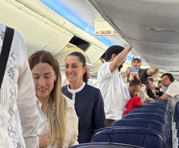 JJavierGomezCa1's tweet photo. ¡Buenos días!
Hay mucho que aprenderle a nuestra Presidenta Claudia Sheinbaum Pardo. Se predica con el ejemplo. https://t.co/HVrRWsmGaa