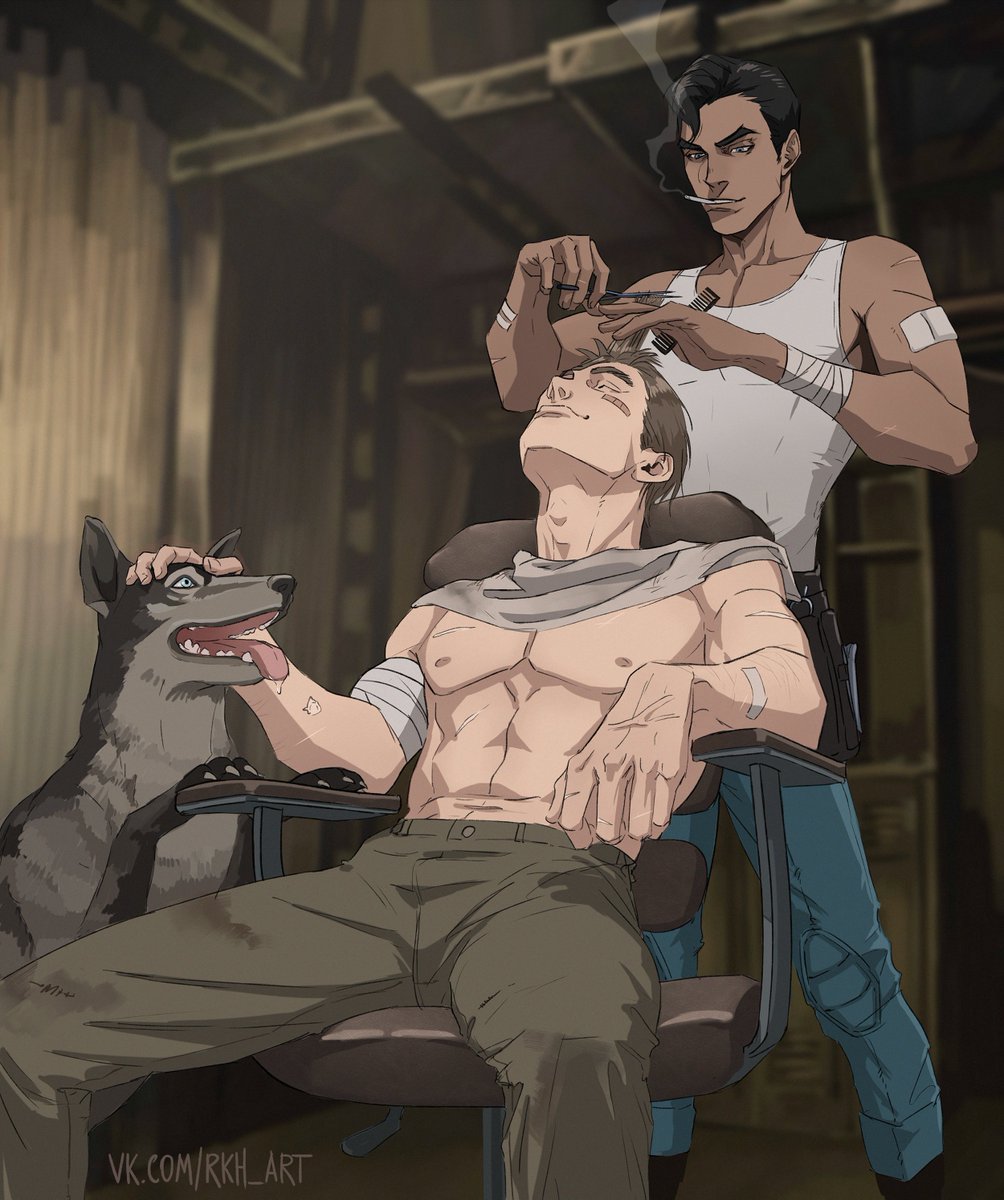 Kato_blyaaa's tweet photo. #Fallout3 

comic from 2020

Lone Wanderer and Butch DeLoria https://t.co/WXKNiymy3D