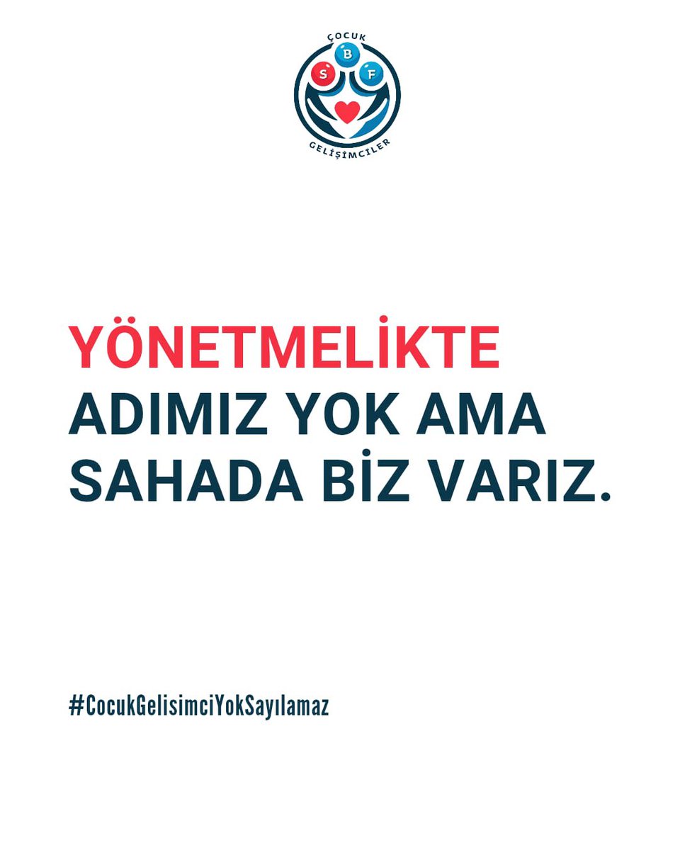 akcurasevval's tweet photo. 1219’u düzenleyin #CocukGelisimciYokSayılamaz https://t.co/PlEdCF0YsO