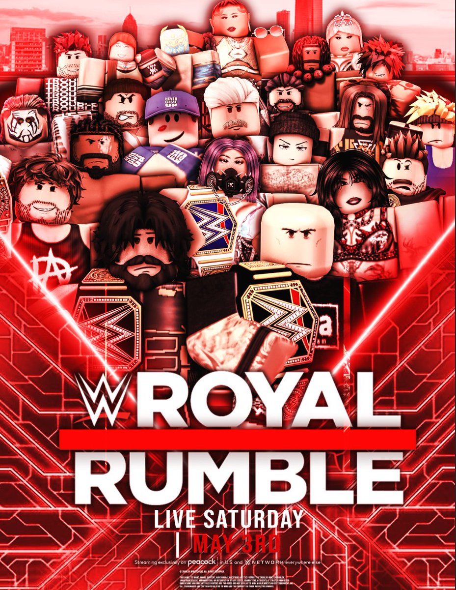 No better way to kick things off...

50 Men.
20 Women.

ONE Goal.

WWE Presents its FIRST PLE: THE ROYAL RUMBLE!
📆 Saturday,  May 3rd.
⏰ TBD