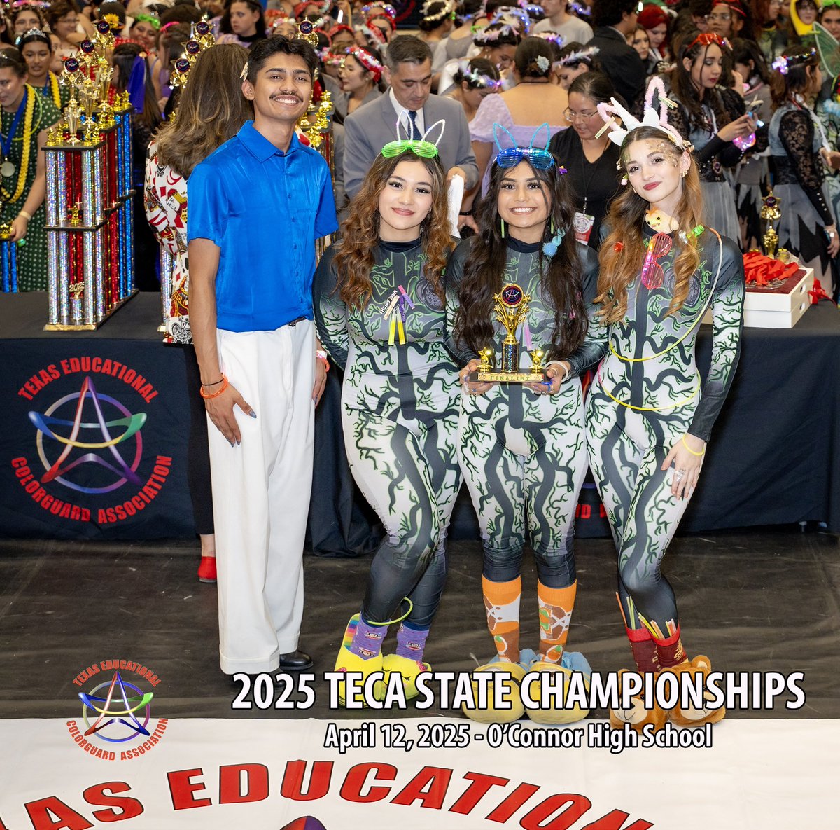 ColorThs's tweet photo. Congrats to the THS Varsity Winterguard for placing 5th at the TECA State Championships.  #wearetaylorisd @taylorducks @taylorisd https://t.co/6DUApX5K5F