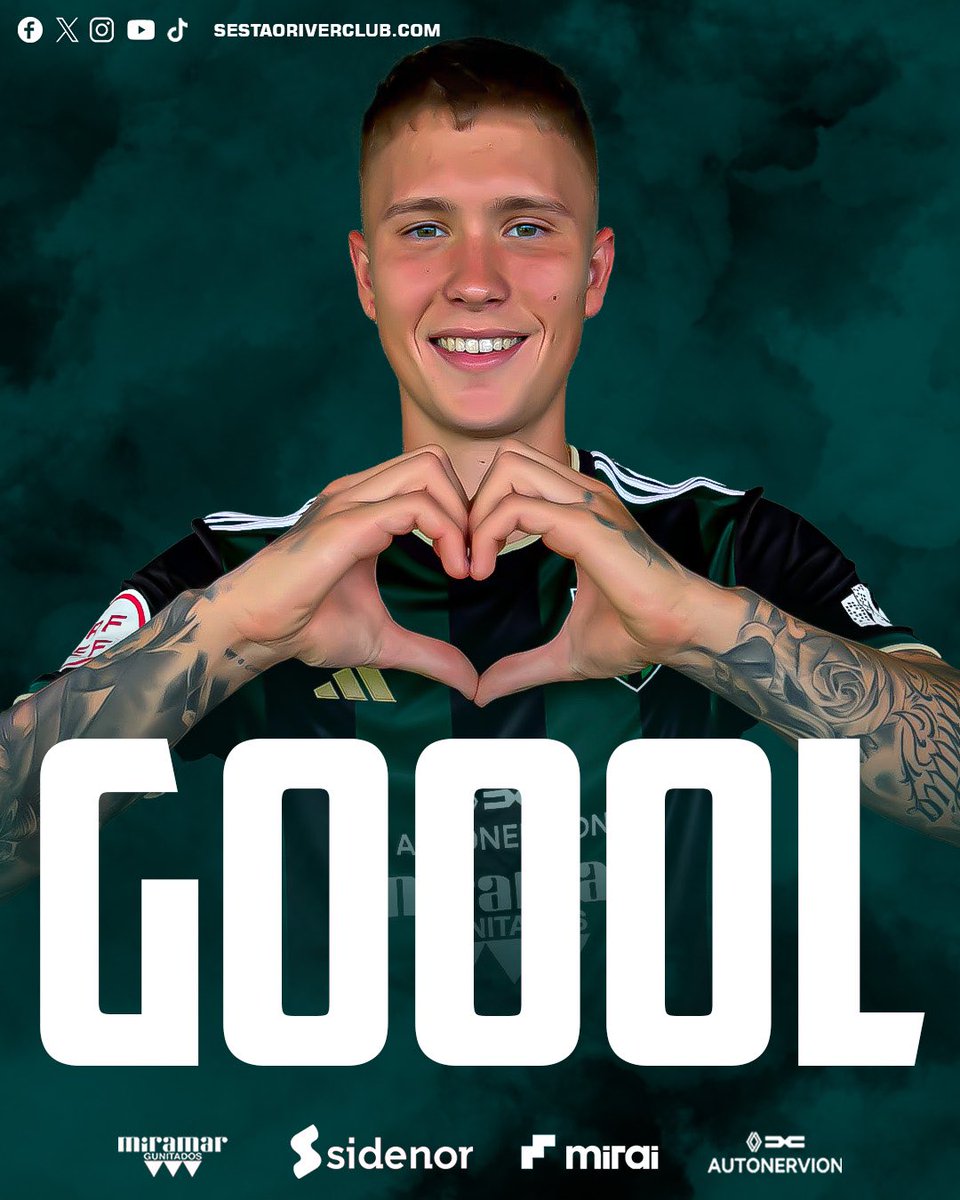 SestaoRC's tweet photo. 53’ |1-1|

¡𝗚𝗢𝗢𝗢𝗢𝗢𝗢𝗢𝗢𝗢𝗢𝗢𝗢𝗢𝗢𝗢𝗢𝗢𝗢𝗟 𝗗𝗘 𝗗𝗜𝗘𝗚𝗢 𝗔𝗭𝗡𝗔𝗥!

🤯 ¡Vaya zambombazo para empatar el partido!

#DerbiDelHierro | #GoazenRiver https://t.co/LV4qYGQsTD