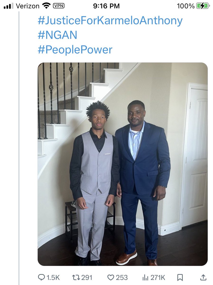 TexasPatriot_27's tweet photo. @LauraLoomer She’s sidled up to that slug, @niquealex who’s making bank off of Austin Metcalf’s murder. #KarmeloAnthony #DominiqueAlexander. Grifters gonna grift. https://t.co/pGAhT817Sq