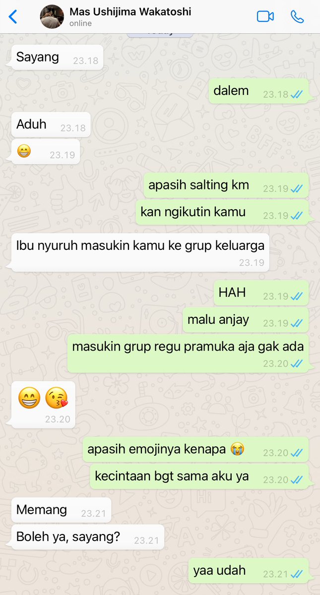 viviennefazfood's tweet photo. #ushijimawakatoshi x fem!reader dimasukin ke grup keluarga https://t.co/dZQRiU7QvT