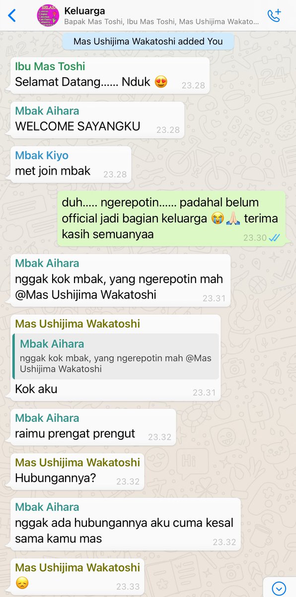 viviennefazfood's tweet photo. #ushijimawakatoshi x fem!reader dimasukin ke grup keluarga https://t.co/dZQRiU7QvT