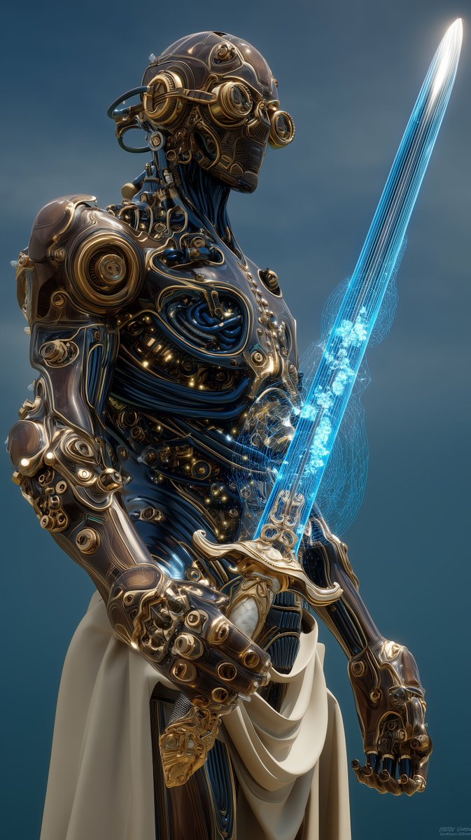 Dheepanratnam's tweet photo. ⚔️🤖 Epic & Heroic
#CyborgKnight #DigitalLegend
“Some warriors carry steel.
He carries starlight.” https://t.co/VoXz9ze1Yl